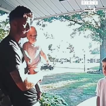 When you forget about the doorbell camera...