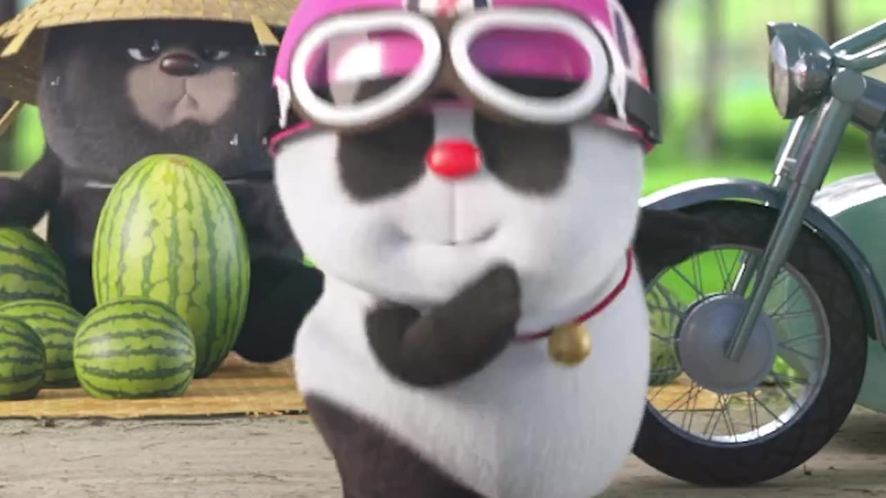 Panda Is Looking For A Fresh Watermelon 😃