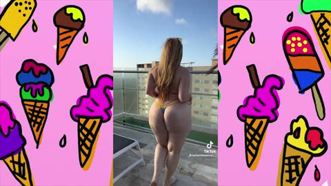 🍓 Big Bank Latina Milf 🍓 Tiktok bigbank challenge #twerk (slowed)