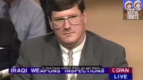 snarky then-Senator Biden was humiliated by then-UN Weapons Inspector Scott Ritter