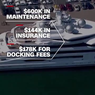 US spending nearly $1 million a month to maintain a luxury superyacht seized