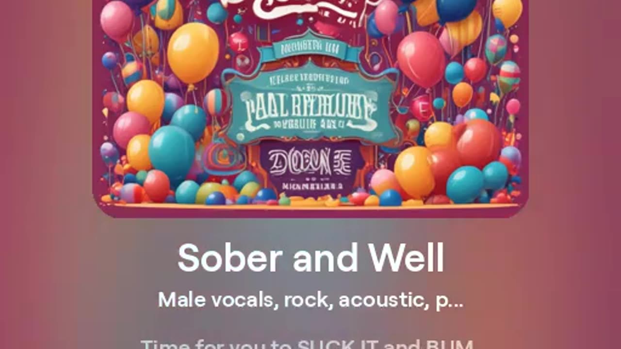 Sober and Well by me #orginalsong