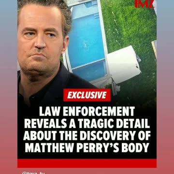 Matthew perry is being investigating very suspicious deaths indeed 11/4/23