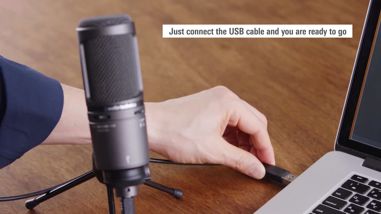 Audio-Technica AT2020USB+ Cardioid Condenser USB Microphone