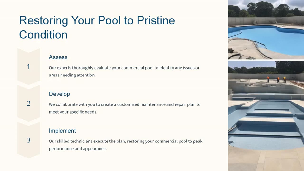 Commercial Pool Repair Plano