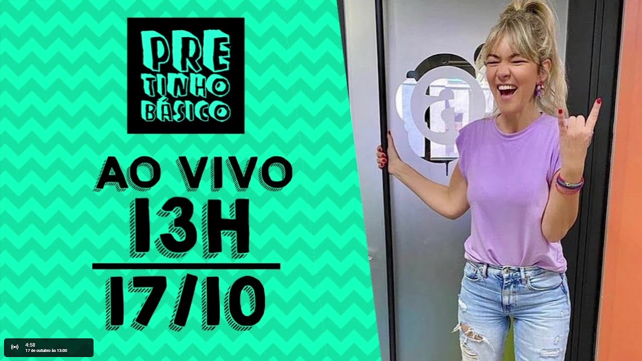 Pretinho Básico das 13h AO VIVO - 17/10