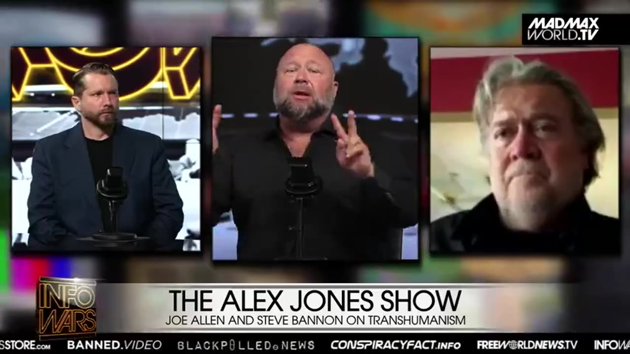 ALEX JONES [1 OF 4] MONDAY 7/31/23 • STEVE BANNON & JOE ALLEN: TRUTH ABOUT TRANSHUMANISM • INFOWARS