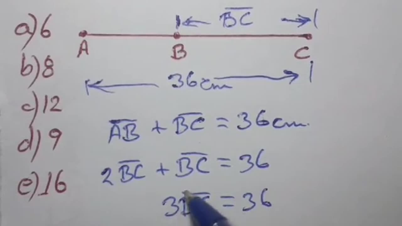 MATEMÁTICA GEOMETRÍA segmentos