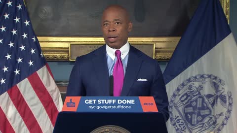 Mayor Eric Adams Delivers Address on Asylum Seekers in New York City