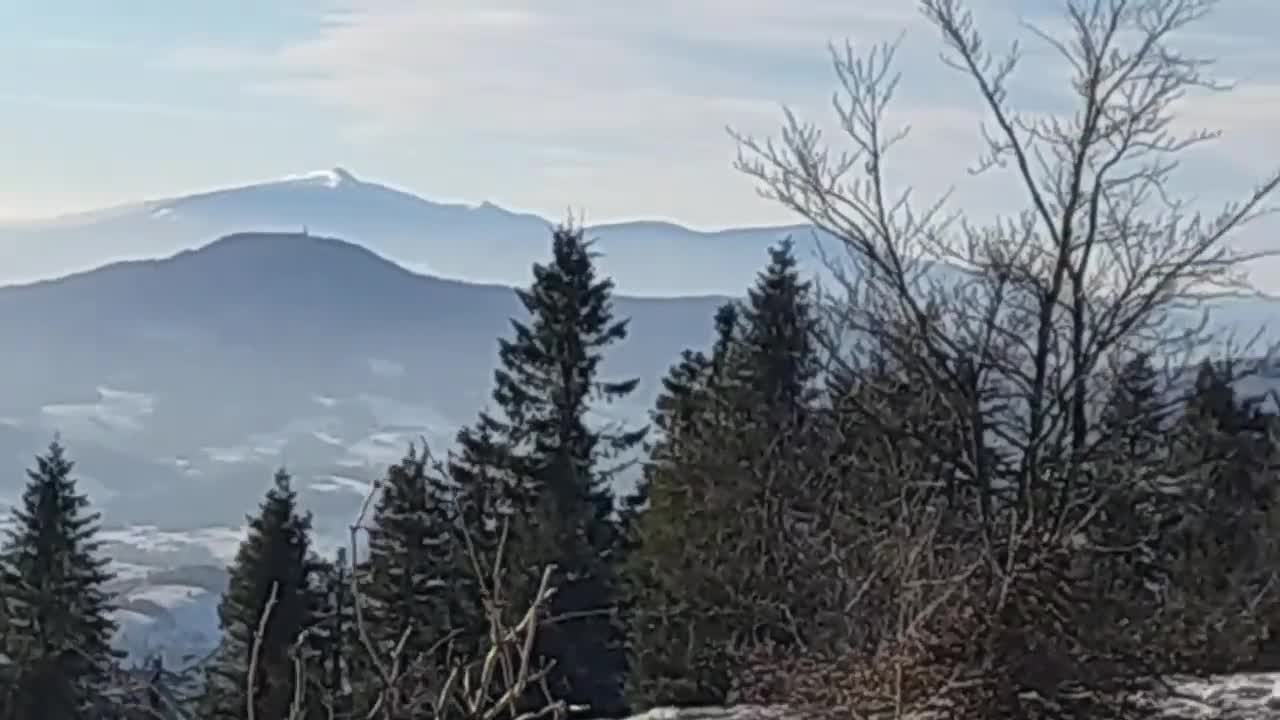 Zimowy widoki z Ćwilina (07.01.2022)