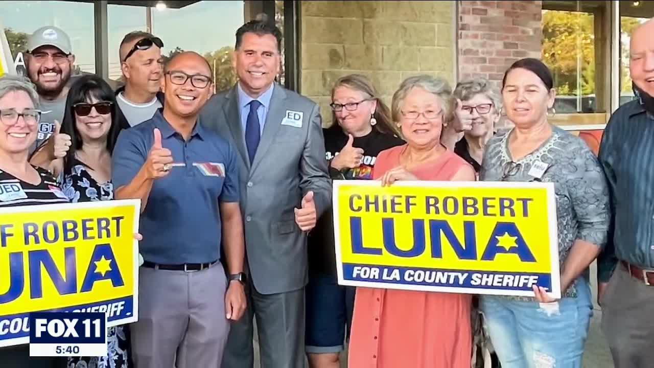 Robert Luna hopes to unseat Villanueva for LA County Sheriff