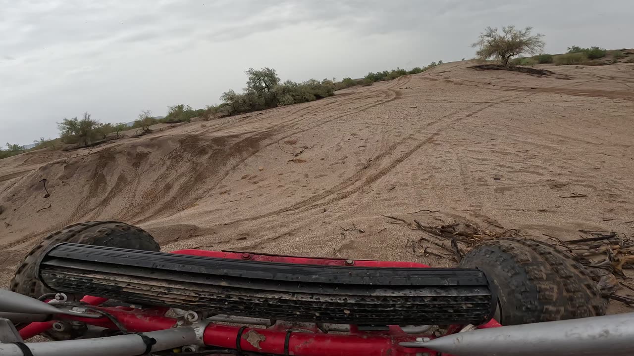 Picacho in the rain, Go Kart track