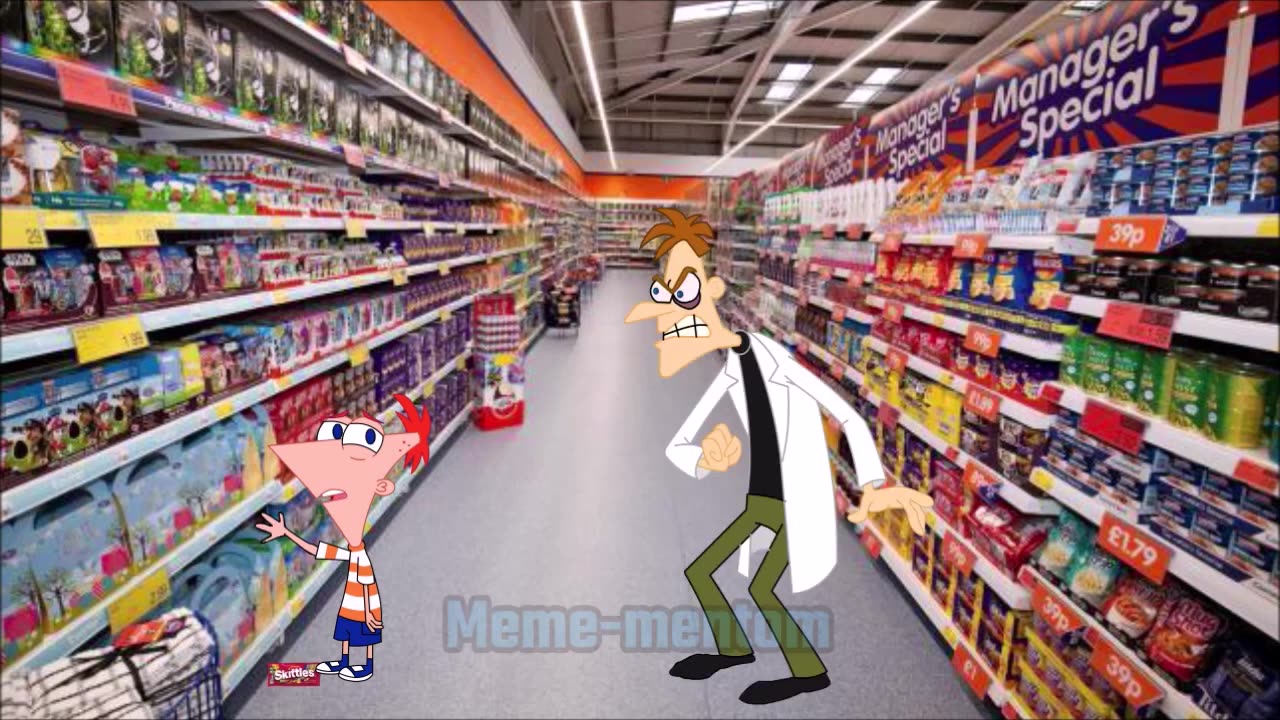 Skittles Meme Phineas and Ferb-Meme Mentom