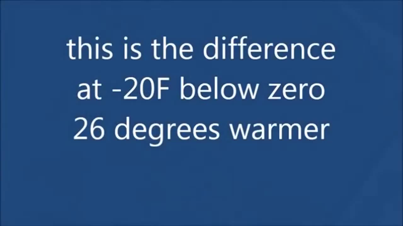 The difference between -46 F And -20 F