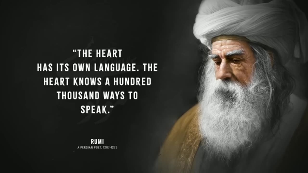 Rumi's Quotes which are better Known in Youth to Not to Regret in Old Age