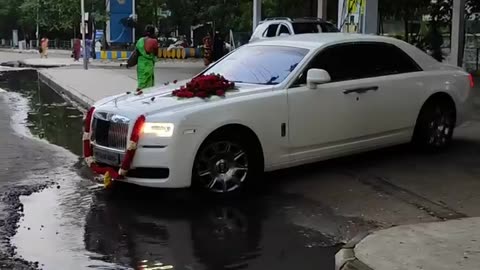 Rolls Royce ghost for wedding 💖😱