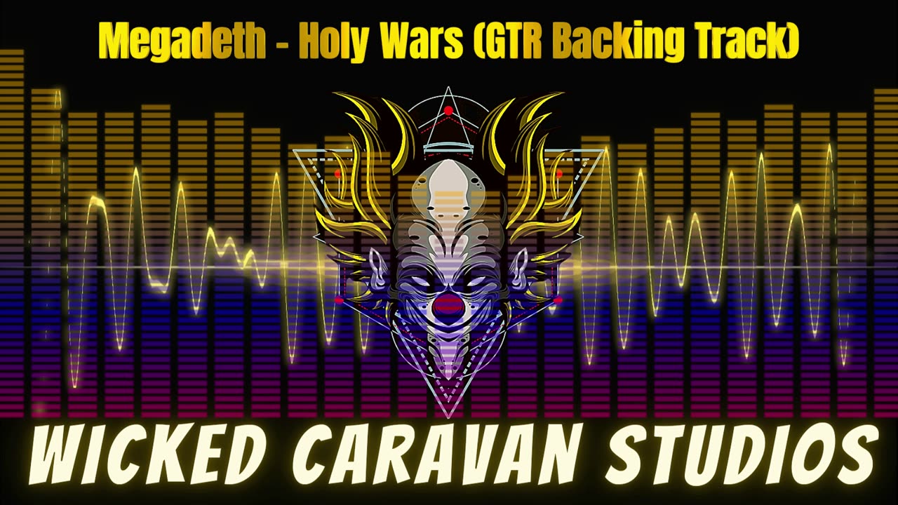 Megadeth - Holy Wars (GTR Backing Track)