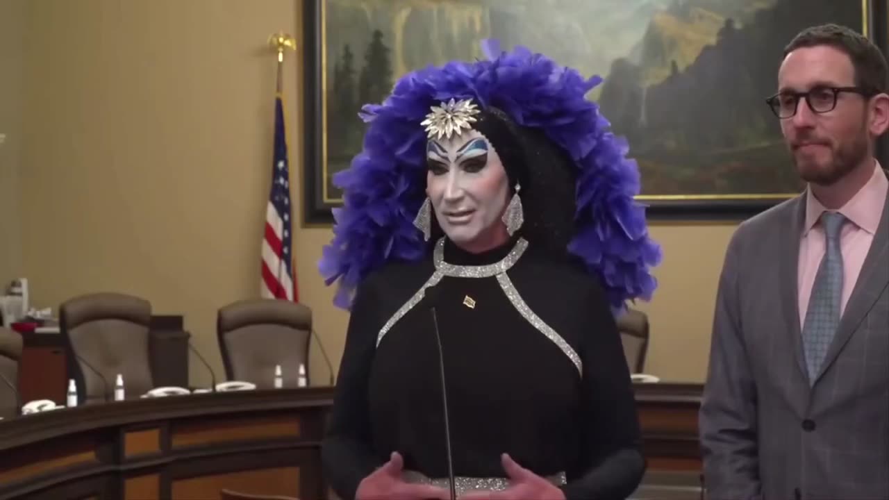 Meanwhile, At The California Legislature, A Drag Queen Nun In Clown Makeup Gets A Standing Ovation