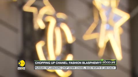 Chopping up Chanel_ Russian influencers chop down Chanel bags worth $7,000 each