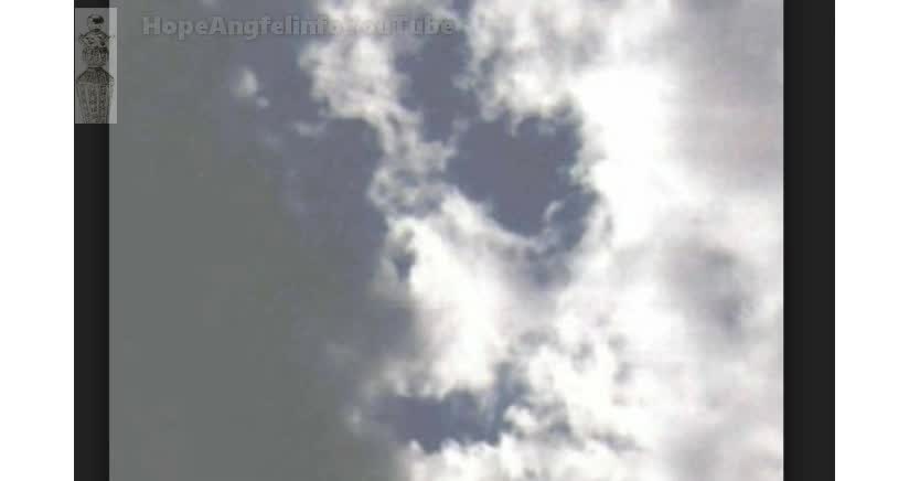 Dream of demons in clouds