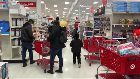 Crazy Scene at San Francisco Target as Entire Store is Locked Down - What Happened? (WATCH)