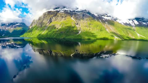 Aerial view norway