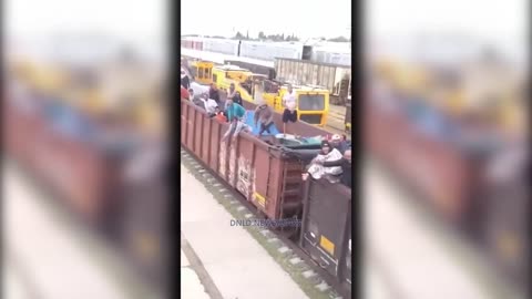UN Replacement Migration Train Invading America - 9/17/23