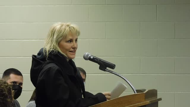 December 13, 2021 Denise Wright - Centerville School Board Meeting