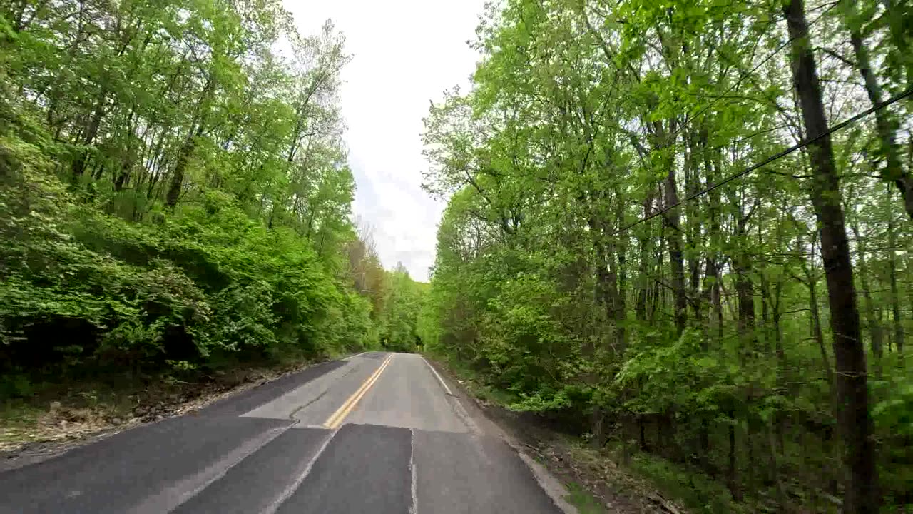 4K Driving Around Pennsylvania PA Wayne County Lake Ariel The HideOut 191 to Carbondale & Back ASMR