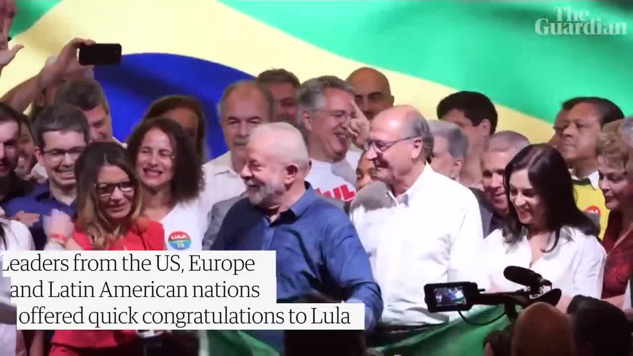 'We need Lula': Brazilians celebrate leftist leader's narrow victory