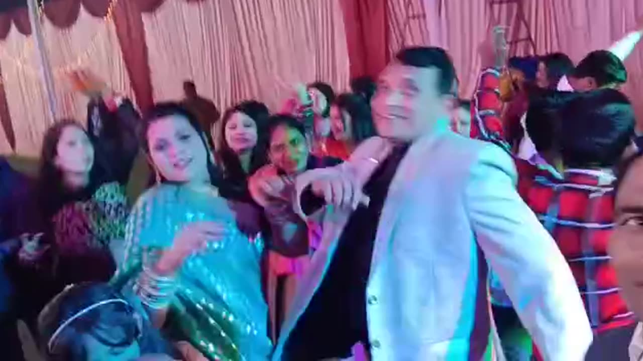 Indian marriage party dance