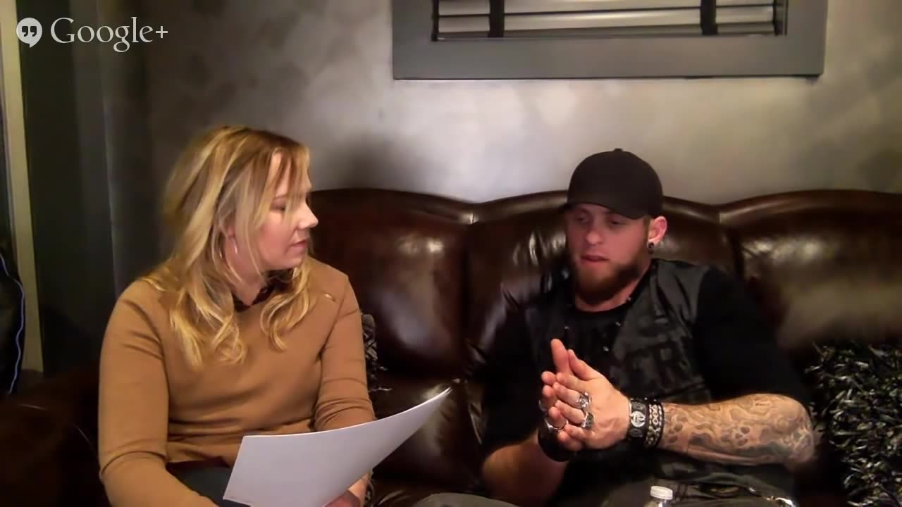 Brantley Gilbert Google+ Video Hangout (2015)