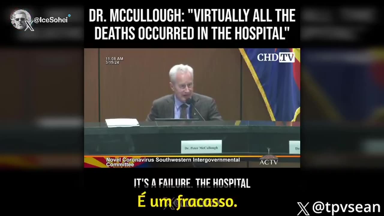 Enormes incentivos financeiros' para hospitais assassinarem pacientes com Covid 💰