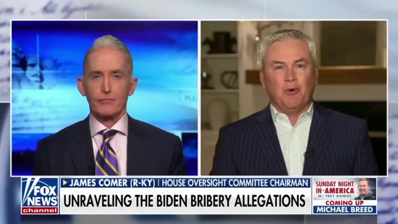 It Never Ends: Comer Reveals MORE Possible Biden Bribery Schemes