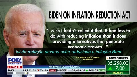Biden faz admissão surpreendente sobre seu ato de redução da inflação...