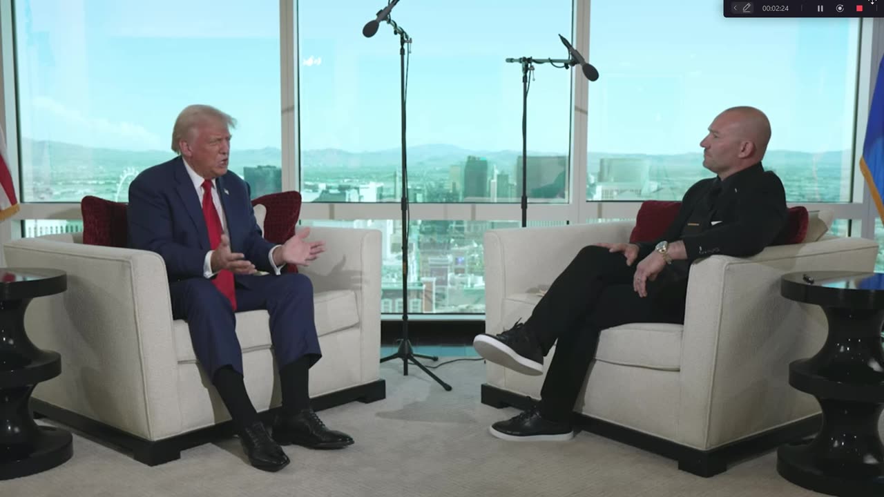 Trump addresses false claim from the Left