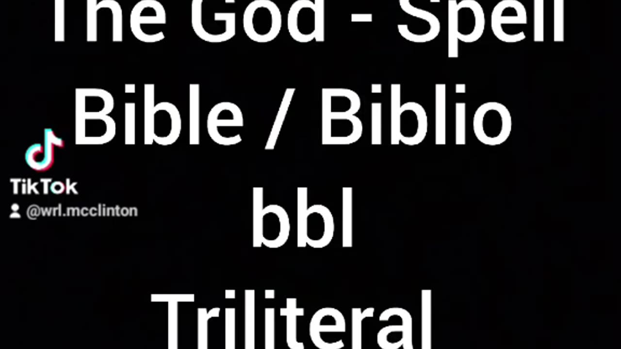 Bible is Biblio