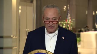 Sen. Chuck Schumer reacts to Democrats retaining control of the U.S. Senate