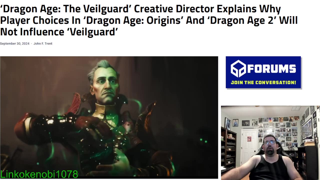 DA Veilguard Creative Director Explains Player's Choices From The Original Games Will Not Influence