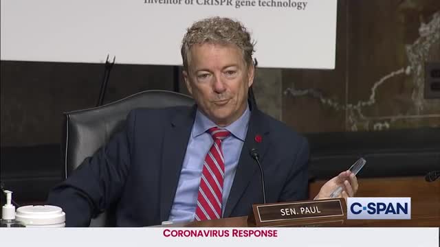 Senator Rand Paul and Dr. Anthony Fauci Exchange regarding NIH, Covid Origins and More