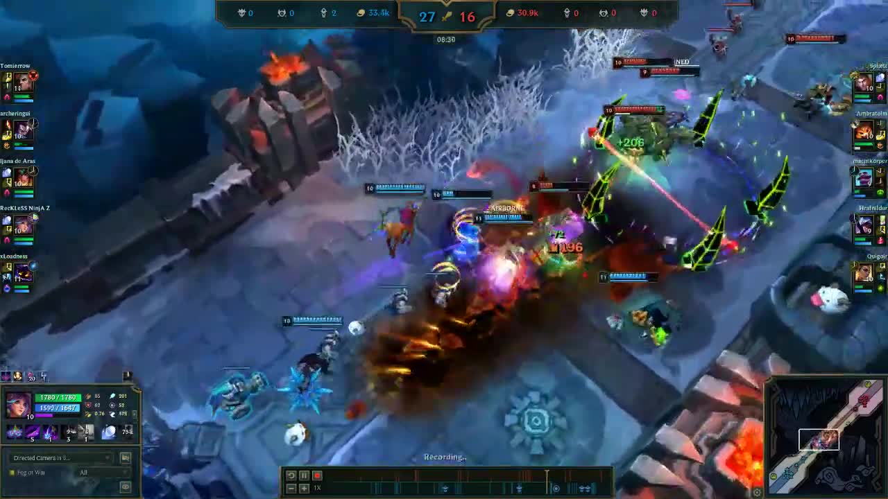 Lillia - Double penta - while team attempts to steal both. Spoiler_ they get the second one._1