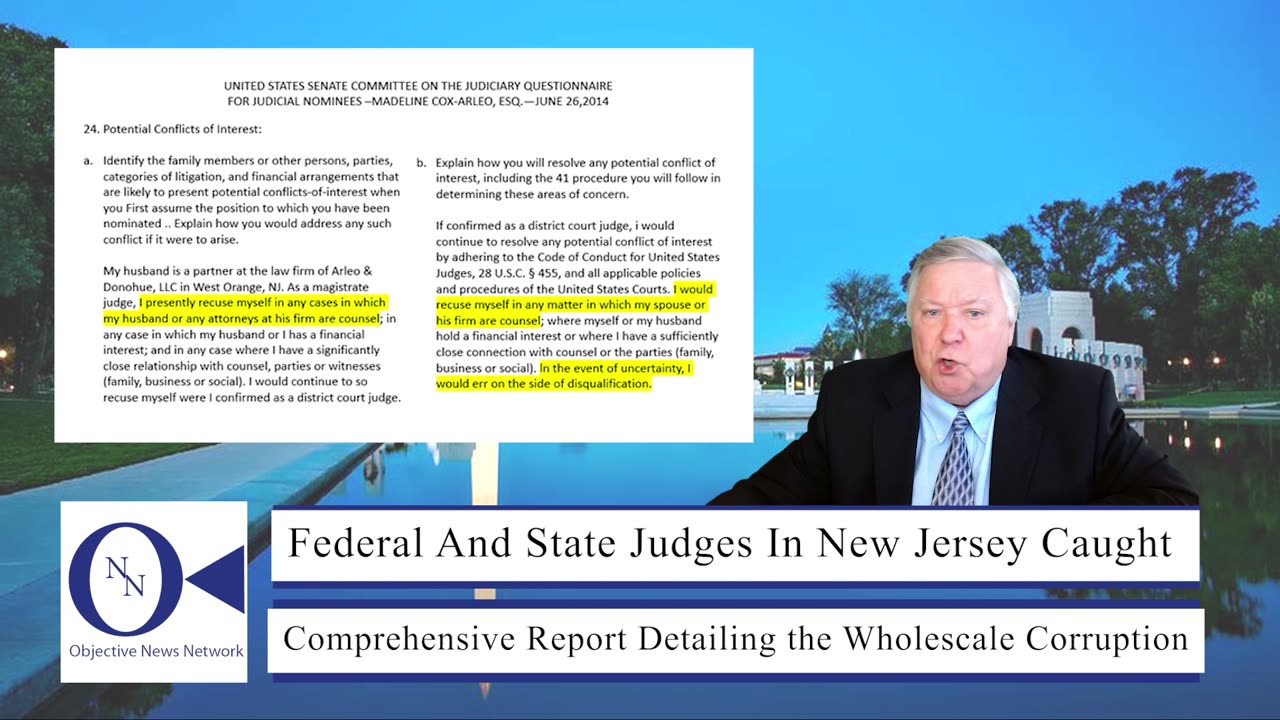 Federal And State Judges In New Jersey Caught | Dr. John Hnatio | ONN