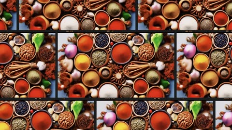The different seasonings used in Brazil. 