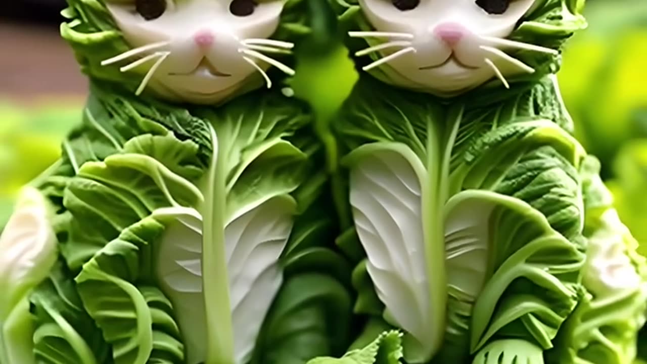 Such lovely vegetables. Are you willing to eat it? #Autumncrit #Kittens can cure everything