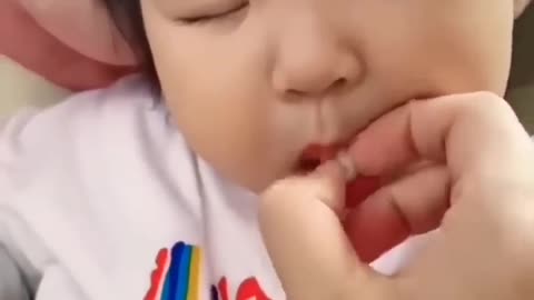 Cute baby sleep