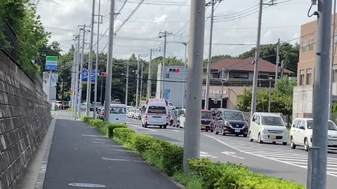 響き渡る、渋滞通過サイレン！馬橋救急1緊急走行 【二代目パラメディック救急車】