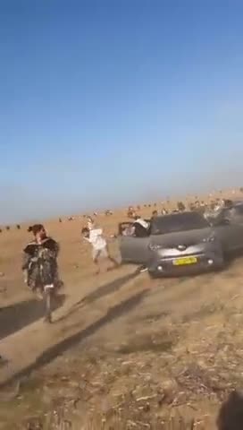 Israeli Ravers Flee from Hamas