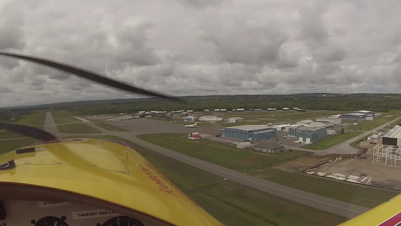 A birds eye view of Peterborough County and Rice Lake, complete with a barrel roll (or two)!