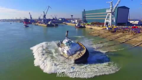 AWESOME BIG SHIP LAUNCHES GONE BAD, Relaxing Video