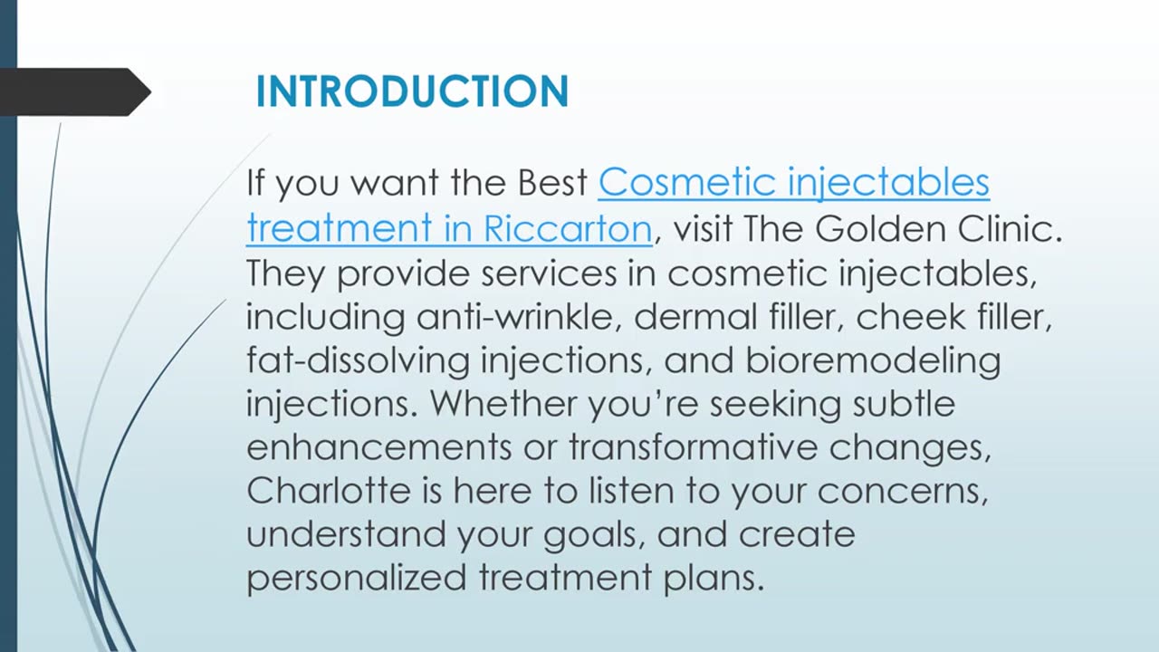 Best Cosmetic injectables treatment in Riccarton